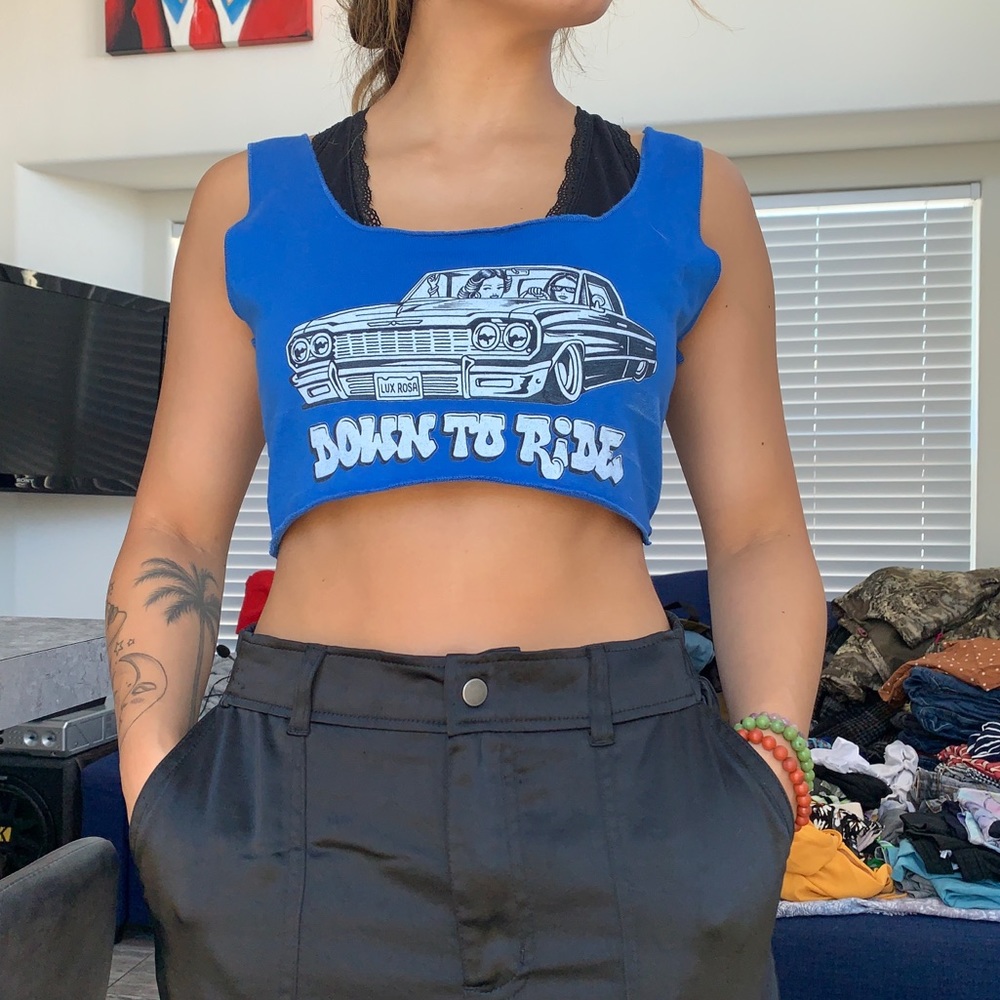 Lux rosa top